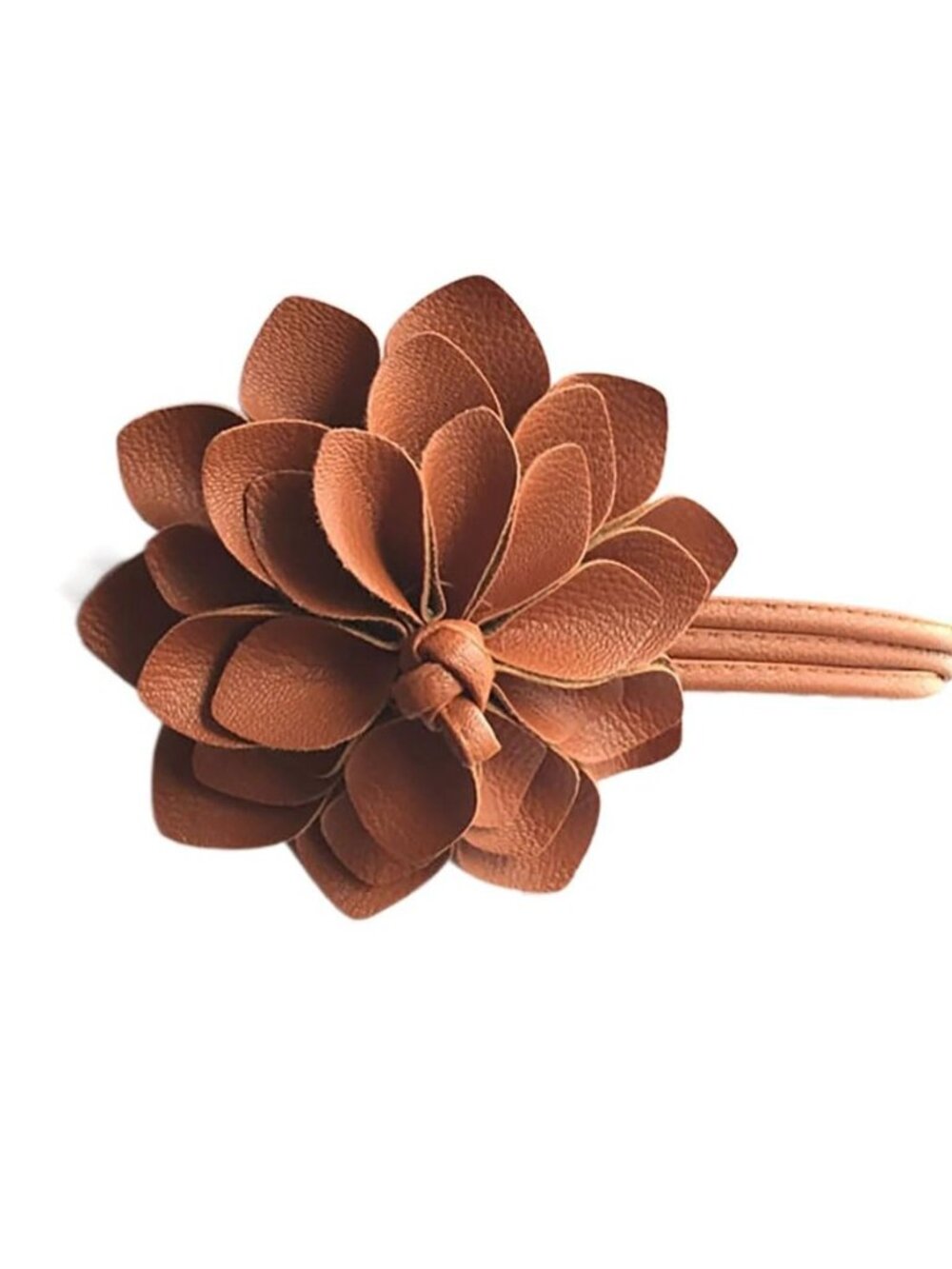 Womens' Flower Woven Rope Waist Belt Chain Knot Leather for Dress